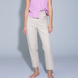 Ilana Kohn Baby Pink Huxie Ankle Length Pants